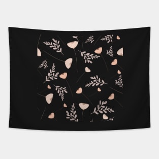 Blush flowers pattern illustration Tapestry