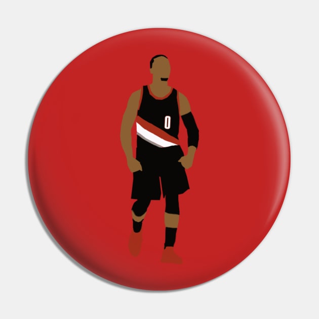 Damian Lillard Pin by VectoredApparel