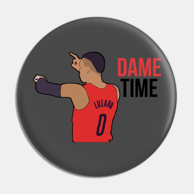 Damian Lillard - Dame Time Pin by xavierjfong