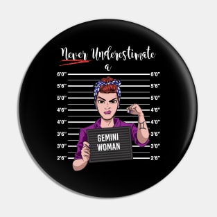 Gemini Woman Pin