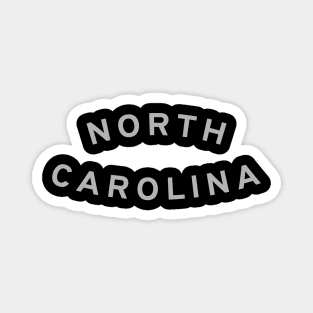 North Carolina Typography Magnet