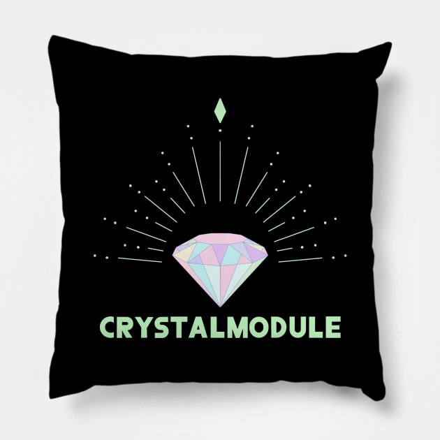 CRYSTALMODULE Pillow by Oiyo