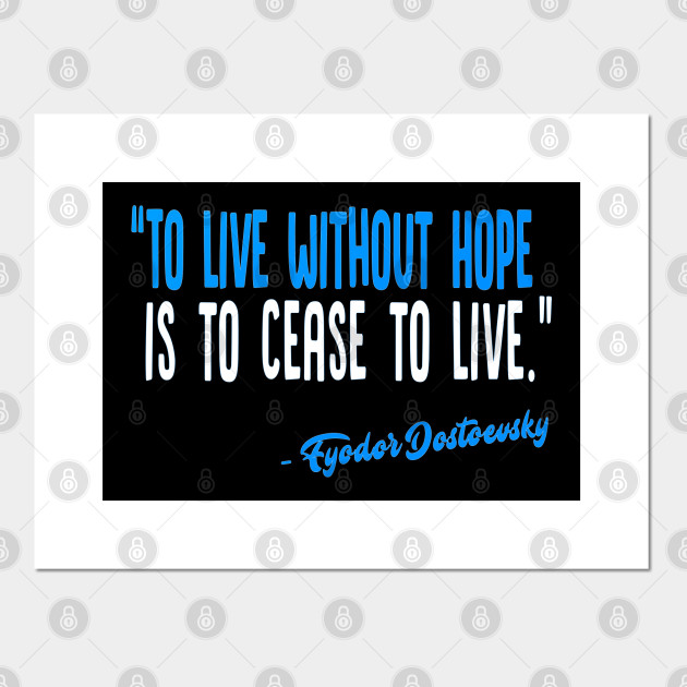 Fyodor Dostoyevsky The Brothers Karamazov Quote Poster Photo Print Gift
