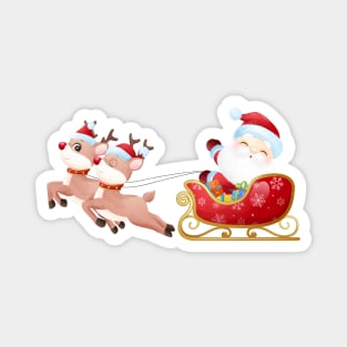 Cute santa claus for christmas day Magnet