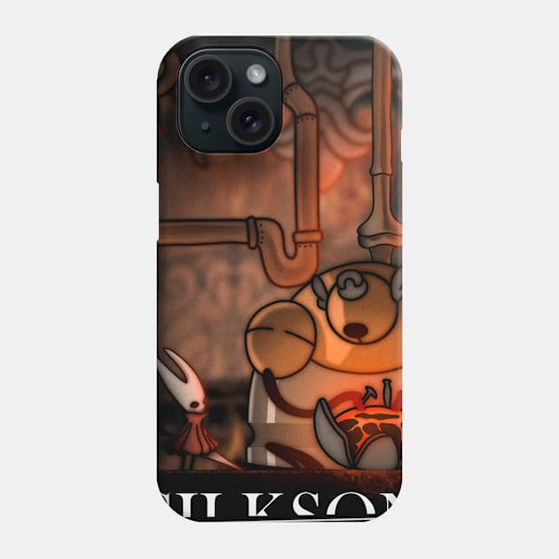 Hollow Knight: Silksong Blacksmith and Hornet Phone Case by TeeDraw