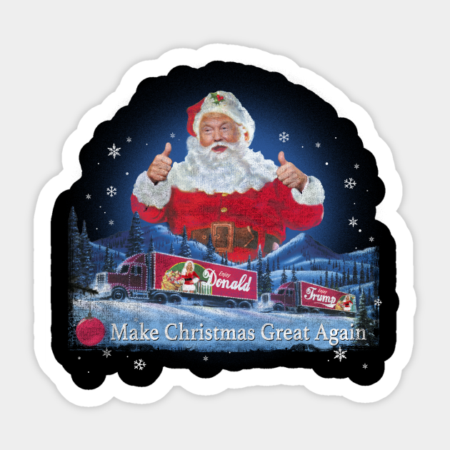 Make Christmas Great Again - Trump - Sticker
