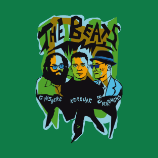 The Beats: Ginsberg. Kerouac, Burroughs ver. 2 T-Shirt