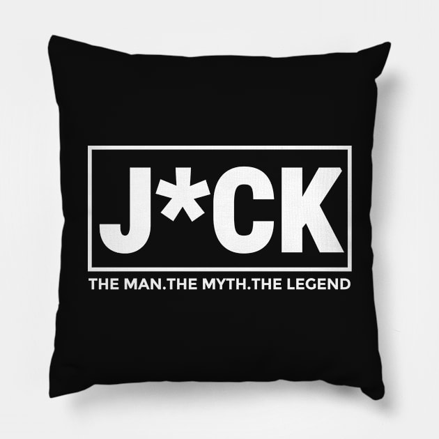 J*ck, trending J*ck on twitter. Pillow by A -not so store- Store