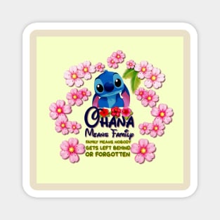 Family Ohana Stitch Magnet