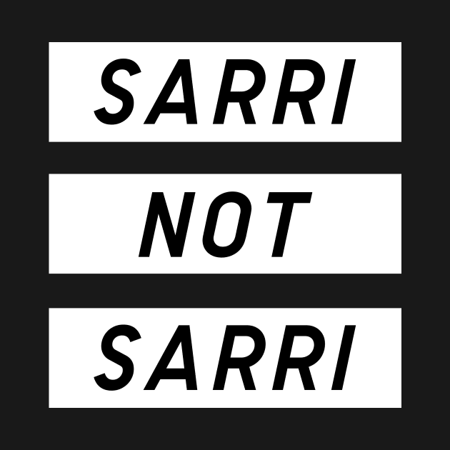 Sarri Not Sarri Black by thesweatshop