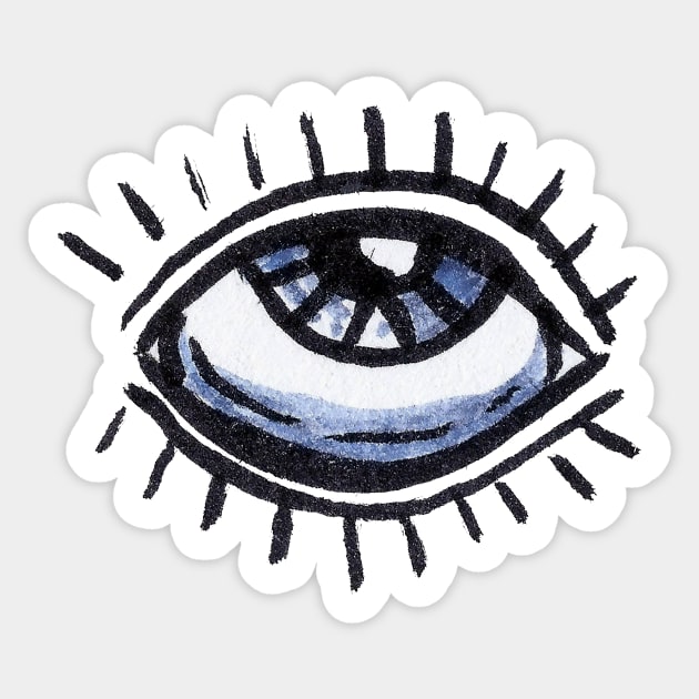 Tired Eye - Eyeball - Sticker