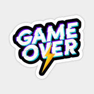 GAME OVER Arcade Retro Game Magnet