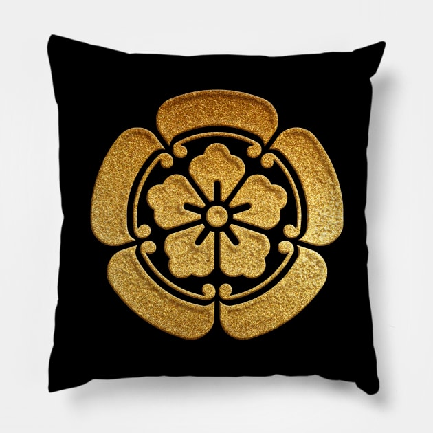 Oda Kamon Pillow by Takeda_Art