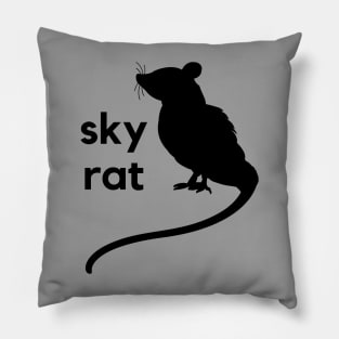 Sky rat- a pigeon design Pillow