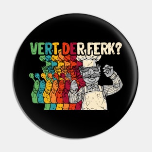 Retro Vert der ferk Pin