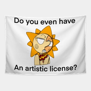 FNAF Help Wanted 2 Sun "Do you even have an artistic license?" Tapestry