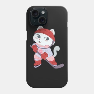 Hokey Cute Cat Player - Girl Kids gift graphic Phone Case