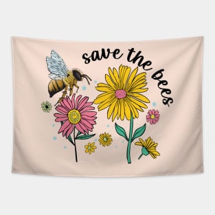 Save The Bees Tapestry