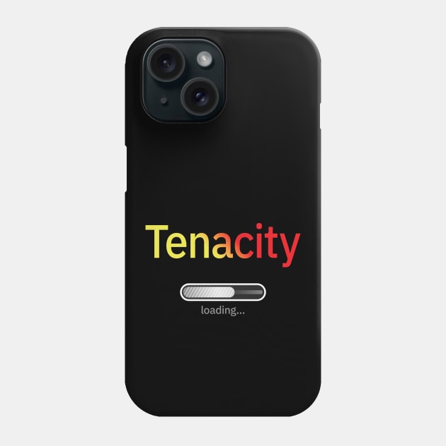 Tenacity Loading Phone Case by UltraQuirky