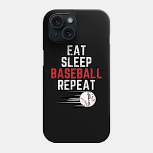 Eat Sleep Baseball Repeat Phone Case