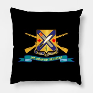 2nd Infantry Regiment w Br - Ribbon X 300 Pillow