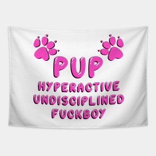 PUP - DEFINED PINK Tapestry