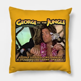 George Of The Jungle Pillow