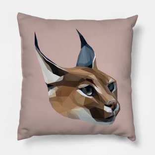 Geometrical Caracal Pillow