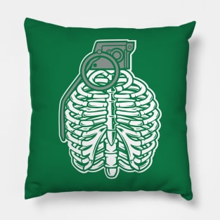 Grenade Ribcage Pillow