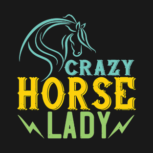 crazy horse lady T-Shirt