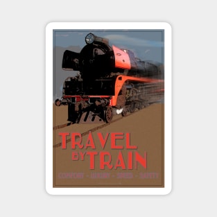 Retro Steam Rail Travel_07 Magnet