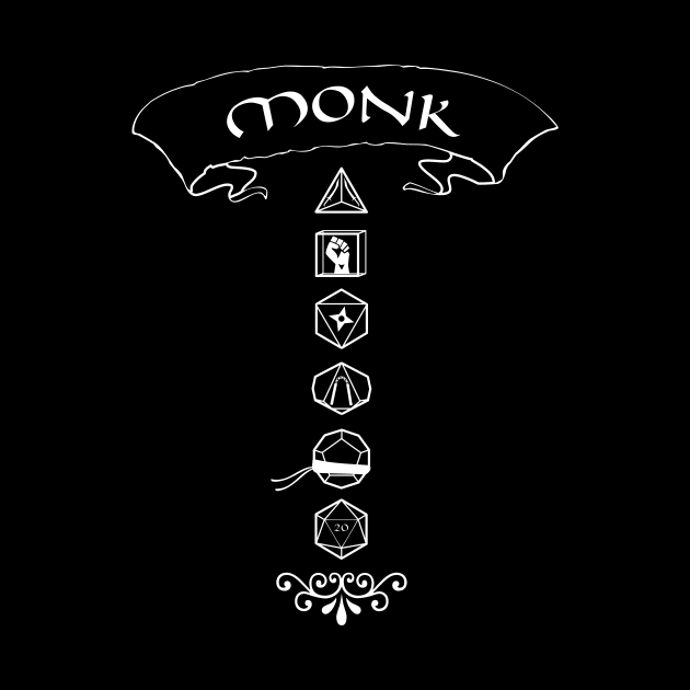 RPG Class: Monk by PlusOneDesigns