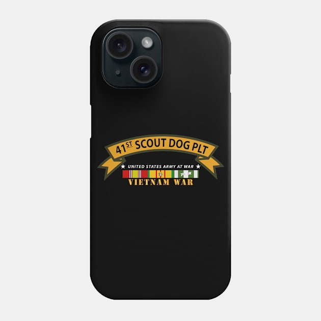 41st  Scout Dog Platoon wo Txt  w VN SVC Phone Case by twix123844