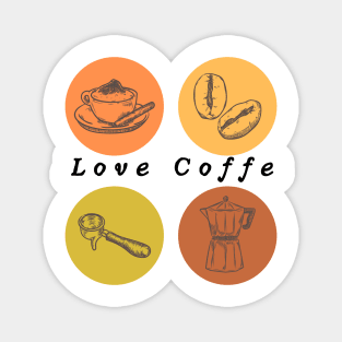 Love coffe Magnet