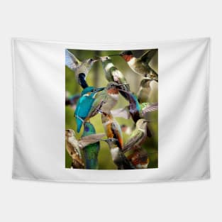 Humming Birds Tapestry