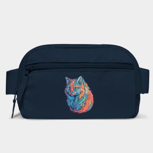 Rainbow Fur Swirl Cat Bag