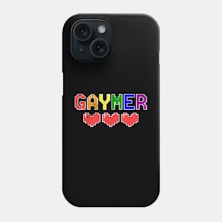 Gaymer Gay LGBT Pride Humor Video Gamer Phone Case