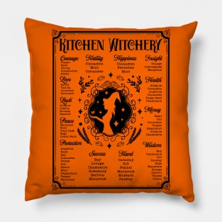 Kitchen witchery plants Pillow