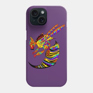 bee queen in honey mandala pattern beast Phone Case