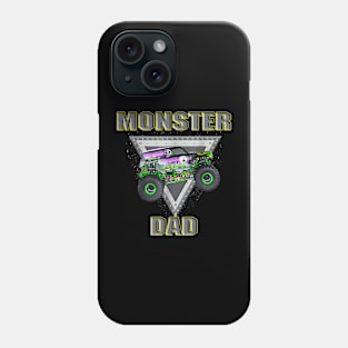 Monster Truck Dad Fathers Day Monster Truck Are My Jam Phone Case