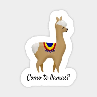 Como te llamas? Magnet