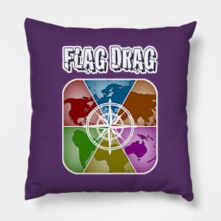 Flag Drag Icon Pillow