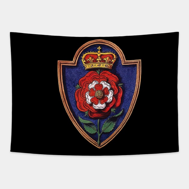 Catherine Howard Royal Badge Tudor Rose Tapestry by Pixelchicken