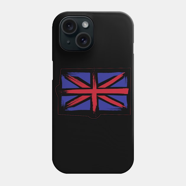 Distressed UK Flag Phone Case by holidaystore