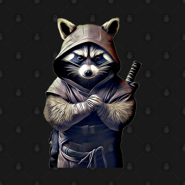 Raccoon Ninja by Unboxed Mind of J.A.Y LLC 