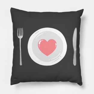 Eat Love Pillow