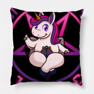 Not Today Jesus Evil Unicorn Women Humor Pillow