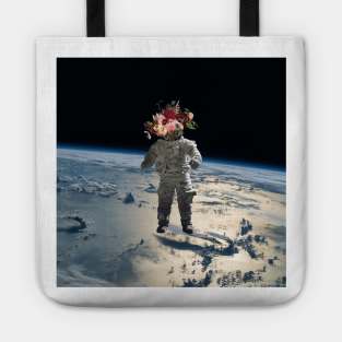 Lost Moon - Surreal/Collage Art Tote