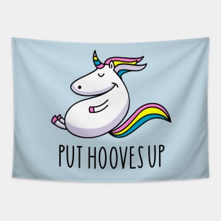 Unicorn hooves up Tapestry