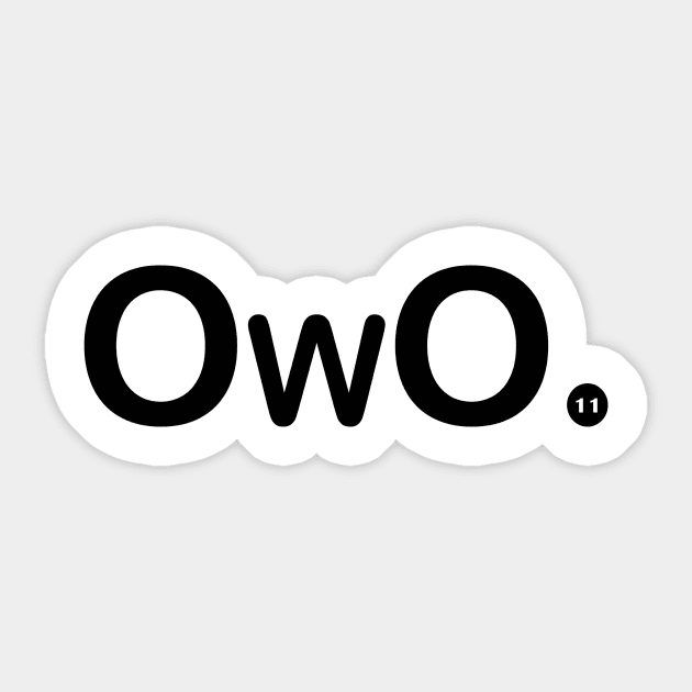 John Doe OwO Sticker for Sale by WaifuMaker